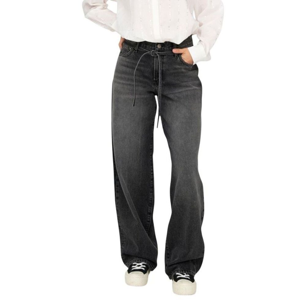 Only Black Recycled Cotton Mom Women's Jeans